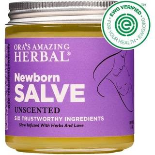 Calendula-salve til nyfødte – lindring af babyakne, eksem og hovedbundsskæl, naturlig bleiecreme, EWG-verificeret, 28 g