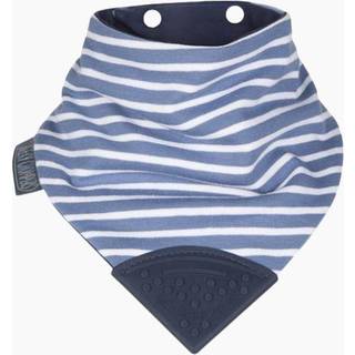 Cheeky Chompers 2-in-1 Baby Dribble Bib With Soft Silicone Teether Reversible Bandana Style Innovativ Dimple Design Soothes Gummy 3-Layer Absorpt