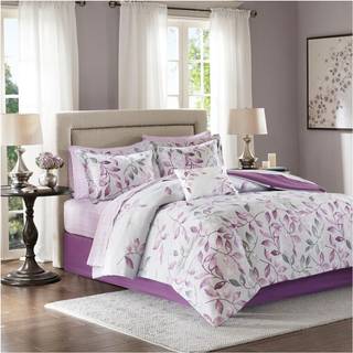 Madison Park Essentials Cosy Bed in a Bag -dyne med komplet bomuldsark s?t - Trendy Floral Design All Season Cover Decorative Pillow Twin (68 """"