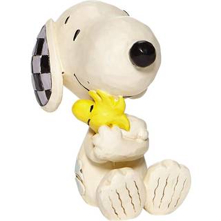 Enesco Peanuts af Jim Shore Snoopy, der krammer Woodstock Miniature Figur 2,5 tommer multicolor