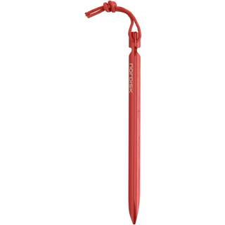 Nordisk Aluminium Triple Twister Pegs (6 Stk.) - Pløkker | Bossa Nova Red