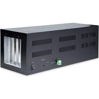 StarTech.com 4-Slot PCIe Expansion Chassis with PCIe x2 Host Card PCIe 2.0 - 10Gbps External PCIe Slots for Desktops/Servers PCI Express Expansion Box/Adapter 4 PCIe x1 Slots - system bus extender