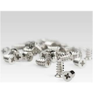 StarTech.com 50-Pack M5 Screws, 10mm Long Computer/PC Case Fan Screws, Self-Tapping Computer Case Fan Mounting Screws, Phillips/Flat Head, Fits M5 Fan Holes, Steel Zinc Plated - Computer Case Fan Screws (M5FANSCREW10) Skruesæt Sølv