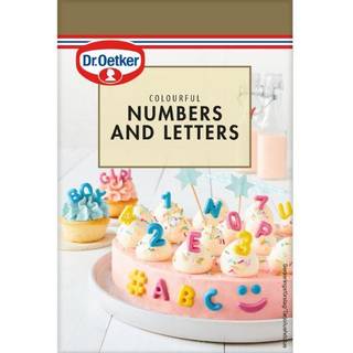 Tal & Bogstaver Sukkerdekorationer - 60g, Dr. Oetker