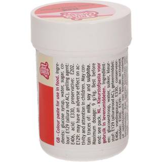 Pastafarve Rød 30 g - FunCakes