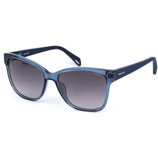Police SPLG44 0U11 56 Solbriller Kvinder Blue - Transparent Blue - 56mm