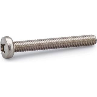 FAST maskinskrue med rundt hoved, rustfri A4, 6,0 x 80 mm - 25 stk.