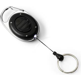 Durable YoYo med indbygget LED lys oval sort
