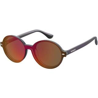Havaianas Kvinde FLORIPA/CS MW2/UZ Solbriller Acetat Violet Violet/Rød Rund Clip-on