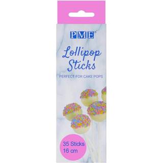 Slikkepinde – Lollipop Sticks – 15,2cm, 35 stk