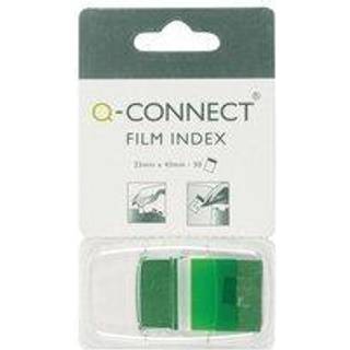 Q-connect 25 x 45 mm indexfaner i grøn