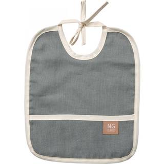 NG Baby Bib Linen Petrol Green One Size Unisex