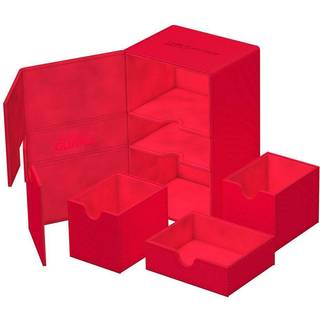 Ultimate Guard Twin Flip`n`Tray 160+ XenoSkin Monocolor Red
