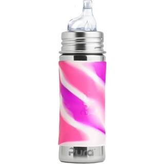 Pura® - Sipper Spouts - Baby Sutteflaske 6+ mdr. Pink | Rosa | Hvid 325ml - Fast flow