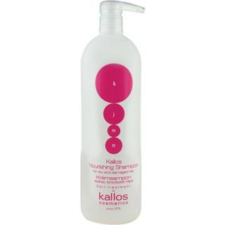 Kallos KJMN Professional Nourishing Shampoo Nærende shampoo til tørt og skadet hår 1000 ml - 1000 ml