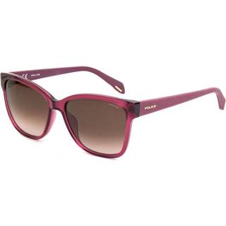 Police SPLG44 0G64 56 Solbriller Kvinder Purple - Transparent Purple Violet - 56mm