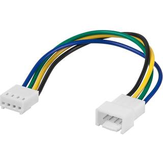 Blæser forlængerkabel - 4-pin hun/han - 30 cm