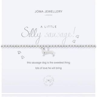 Joma A Little Silly Sausage Bracelet - Silver