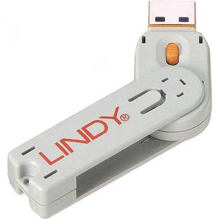 LINDY Schlüssel für USB Port Schloss orange