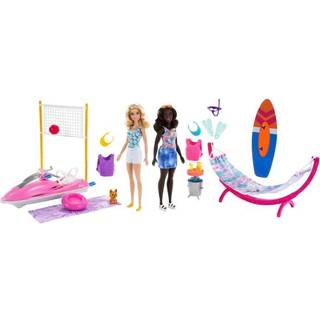 Barbie  Beach Friends Dukker og Tilbehør