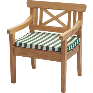 Fritz Hansen - Drachmann Chair Cushion, Light Apricot/Dark Green - Dyner og puder - Skagerak Design Team - Grøn