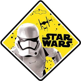 Børn i bilen skilt - ©Disney Star Wars - M. sugekop - Hurtig levering