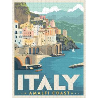 Designworks Ink Puzzle World Travel Italy - Puslespil