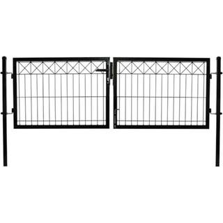 Dobbeltlåge for panelhegn med Deko "X" 300 cm.