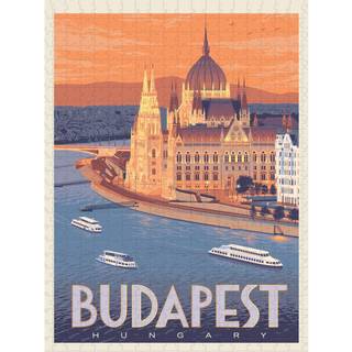 Designworks Ink Puzzle World Travel Budapest - Puslespil