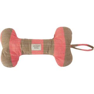 OYOY Ashi Hundelegetøj Cherry Red/Taupe Large