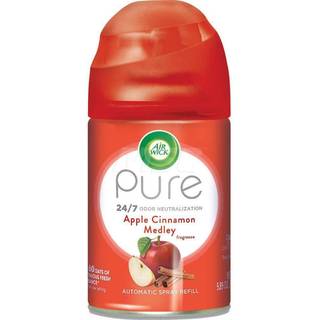 Air Wick Pure Freshmatic Refill Automatisk spray Apple Cinnamon Medley 1ct Air Freshener Essential Oil lugt Neutralisering Pakning kan variere