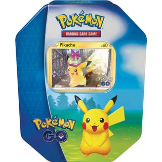 Pok? Mon TCG: Go Tin - Pikachu (2 Folie Cards & 4 Booster Packs)