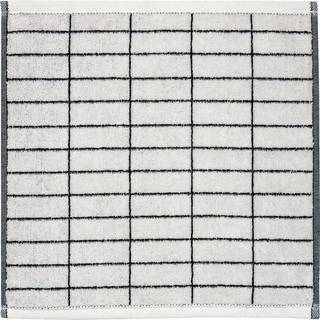 TILE STONE Minihåndklæde, black/off-white, 3-pack B 31 x L 31 cm