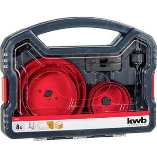 kwb hulsavssæt i kuffert, Ø68-127 mm - 8 dele