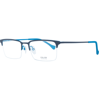 Police VPL290 0KAB 55 Briller Mænd Blue - Blue - 55mm