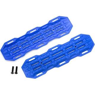 Traxxas - TRX8121X - Traction boards, blue/ mounting hardware