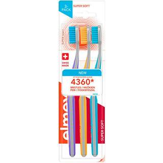Elmex Super Soft 4360 Tandbørste Super soft 3 stk. - 3 stk.