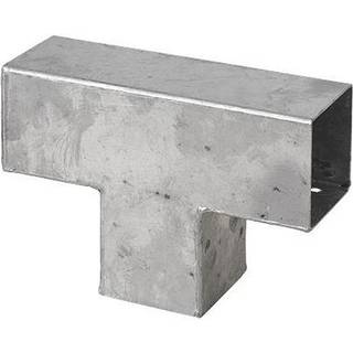 PLUS Cubic forlængerbeslag til 7 x 7 cm stolper, enkelt, stål, 15 x 22,5 cm