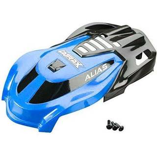 Traxxas 6612 CANOPY, ALIAS, BLUE/ SCREWS