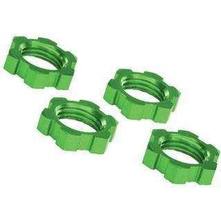 Traxxas 7758G Wheel Nuts 17mm Alu Green (4)