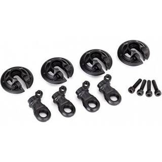 Traxxas - TRX8459 - Spring retainers, lower (captured) (4)/ 2.5x10 CS (4)