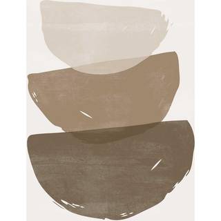 Brush strokes Plakat  - Beige