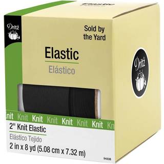 Dritz (DIT4) Strik elastisk 2-tommer af 8-yard sort