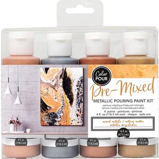 American Crafts Color Pour Paint Kit Mix Metal