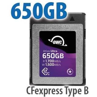 OWC CF Express B Atlas Ultra 650GB R1700 W1500