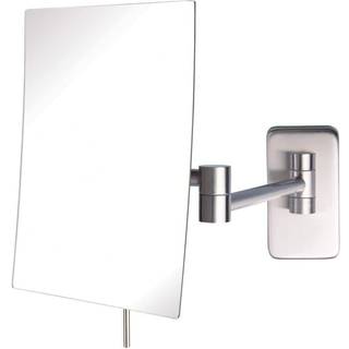 Jerdon 8,75 -tommer x 6,5 -tommer v?gmontering Makeup Mirror - Personligt spejl med 5x forst?rrelse og 14 tommer v?gforl?ngelse - Nikkel v?gmonte