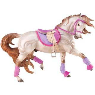 Breyer 2050 Traditionelt engelsk ridesæt - Hot Colors - Hest Toy Accessory 1: 9 Scale Pink Purple 9.25 """" L X 11 """" H H