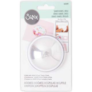 Shaker Domes Circle Kuppeln 5,1cm 8 Stück - Transparent