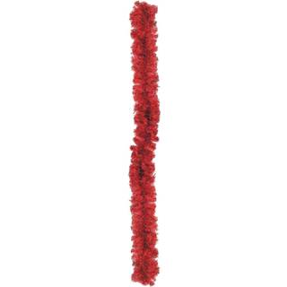 Europalms Noble pine garland, red, 270cm blomsterkrans europalmer fyrkanter rød