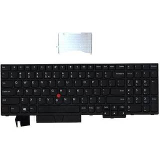 Lenovo Chicony - Bærbar tastatur - til udskiftning - Amerikansk engelsk - Sort